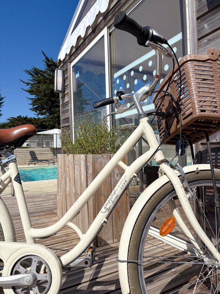 Vélo de location au camping Les Dune sur l'Île de Ré