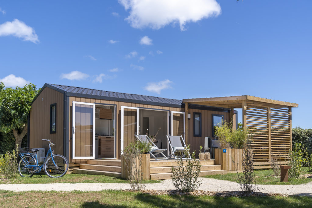 Mobil-home du camping Les Dunes sur l'Île de Ré