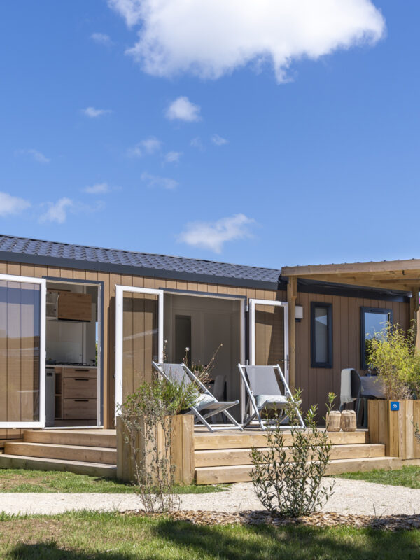 Mobil-home du camping Les Dunes sur l'Île de Ré